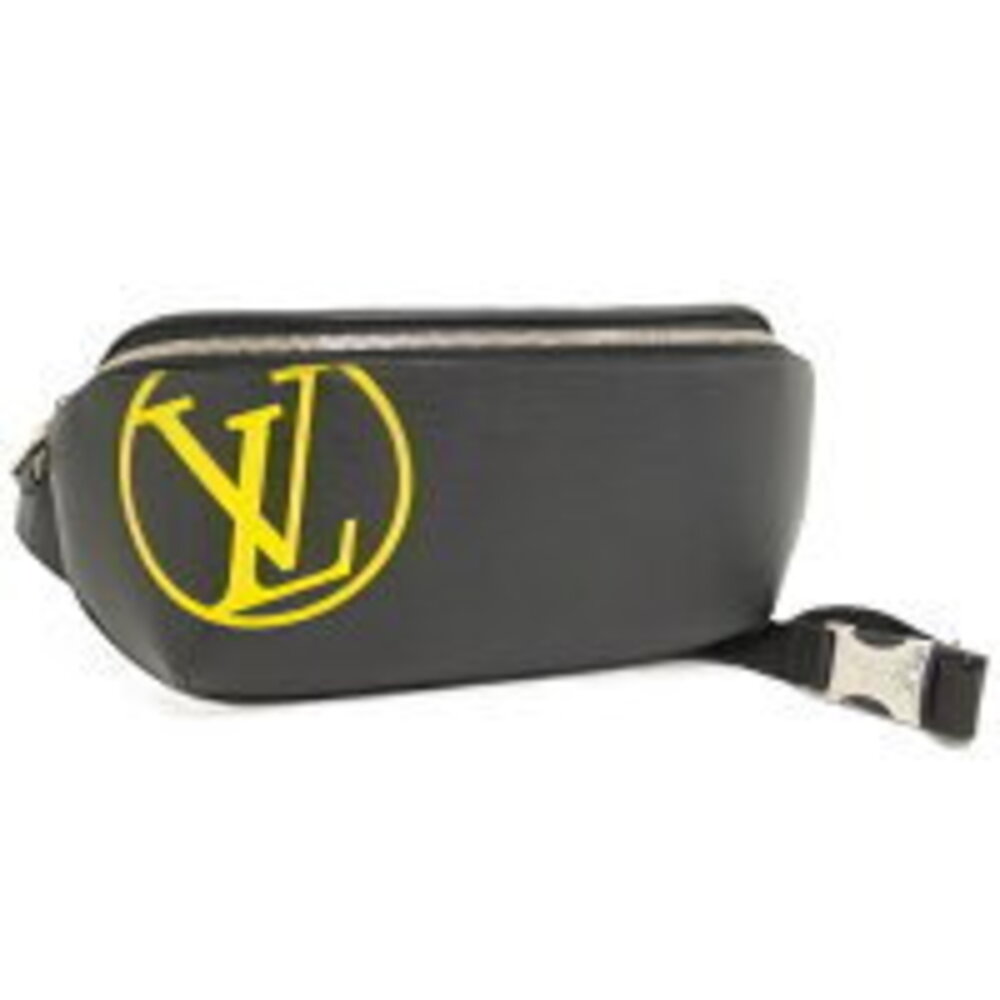 LOUIS VUITTON Bumbag LV Circle Waist Bag Epi Noir Black